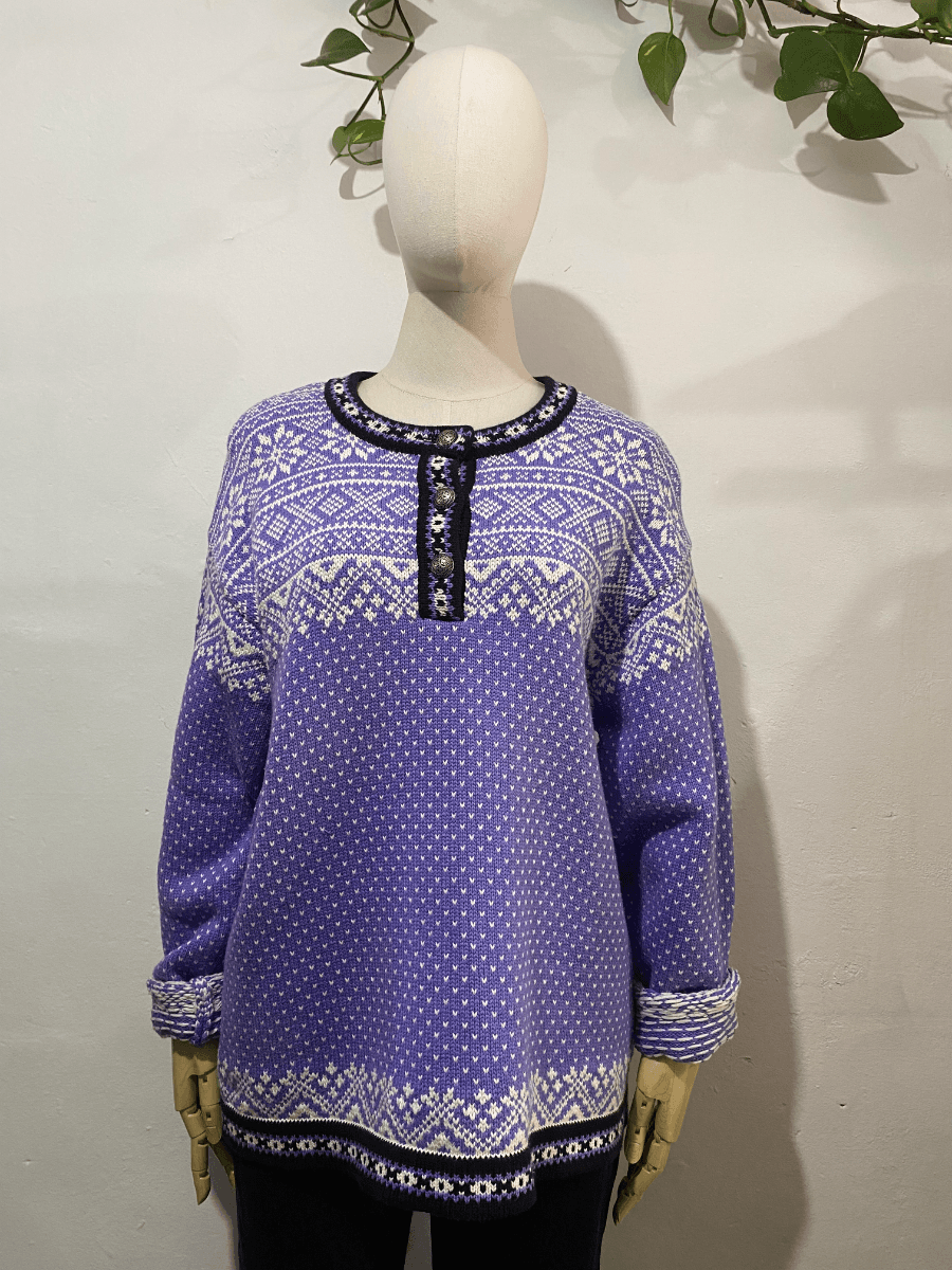 Suéter vintage morado
