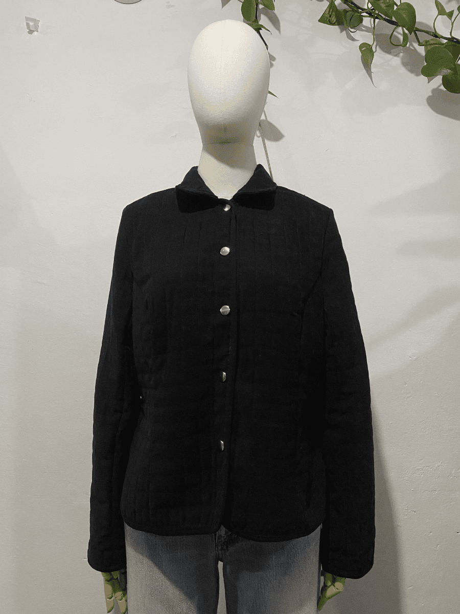 Chaqueta acolchonada negra · Negro