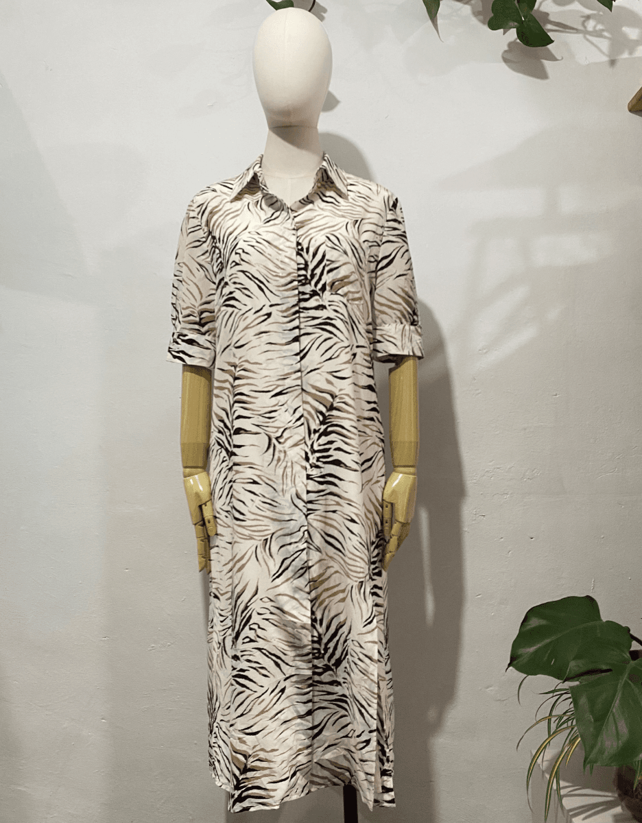 Vestido animal print