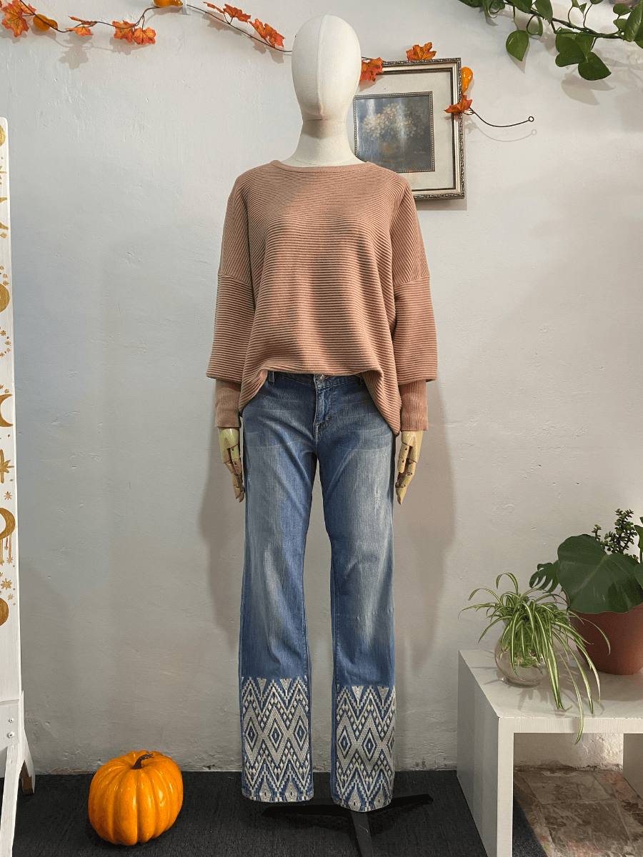 Suéter de punto beige