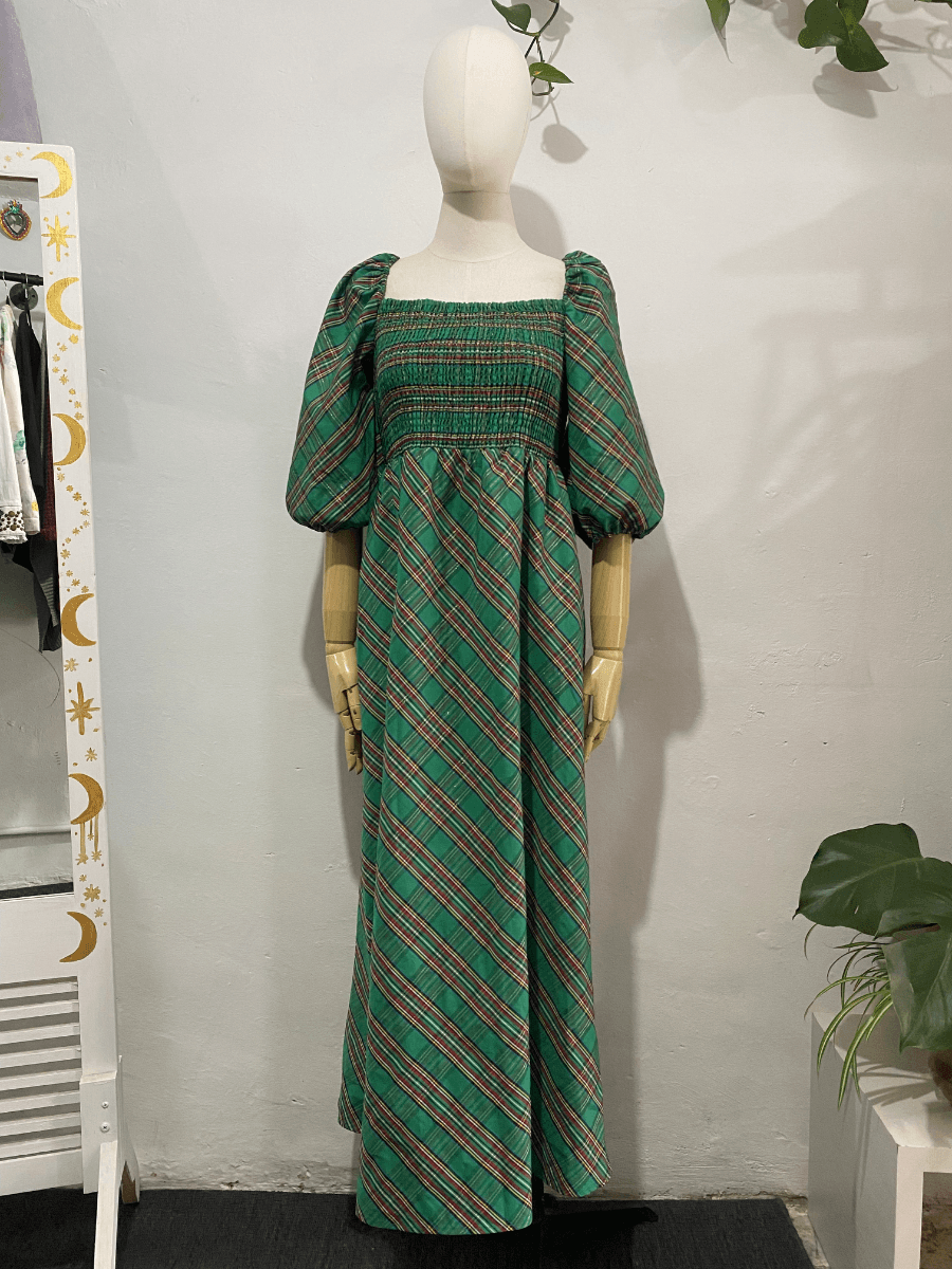 Vestido largo verde