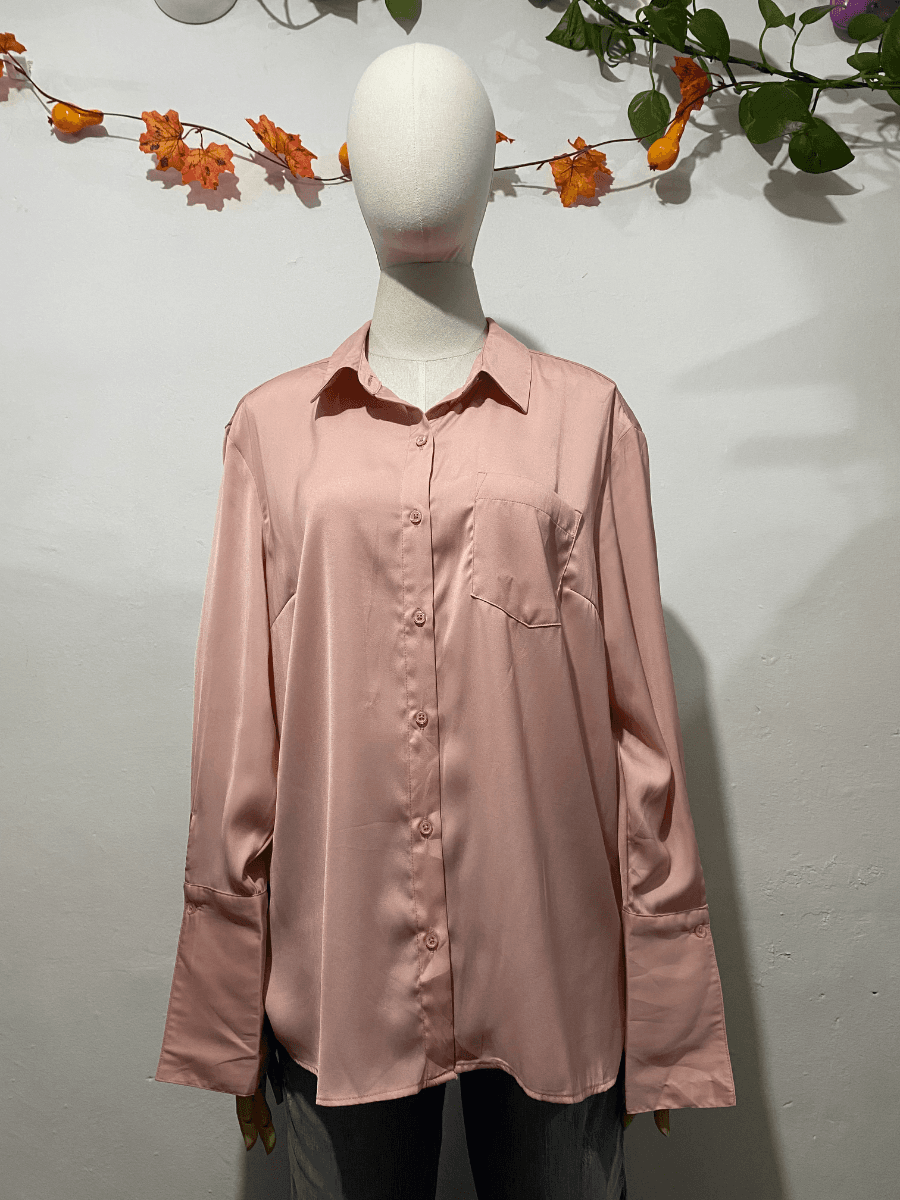 Camisa rosa palo