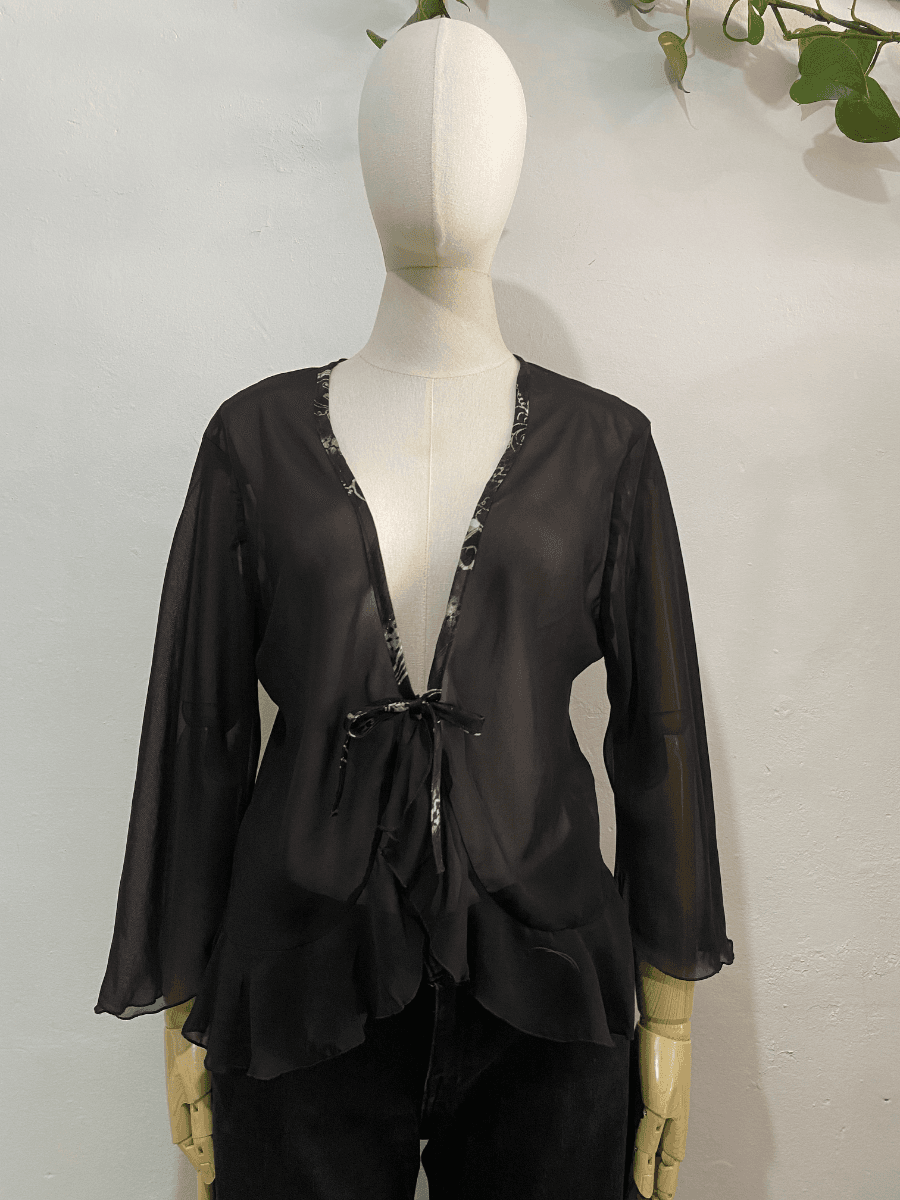 Blusa transparente